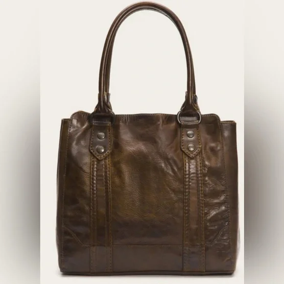 Frye Melissa Shoulder Bag Slate $398 - Picture 2 of 15